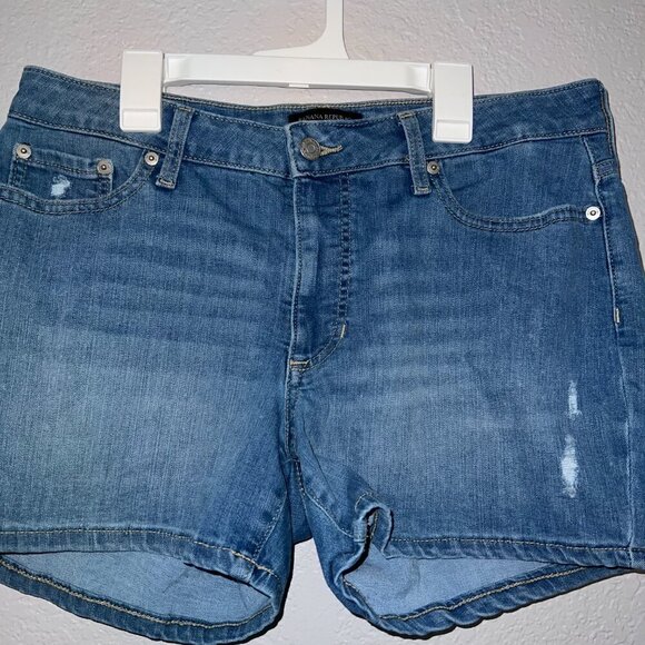 Banana Republic Women Curvy 4" Short Denim Jean Shorts - Picture 2 of 6